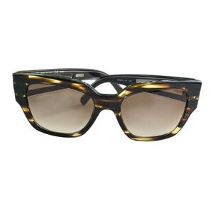 Fendi FS5276 Brown Havana Square Gradient Ladies Sunglasses
